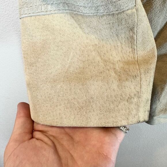 Vintage Me Jane Y2K 90's 100% Leather Patchwork Jacket Women's Small - Picture 2 of 9